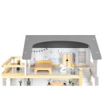 Kućica za lutke set sa 18 dodataka Eco Toys - Слика 2