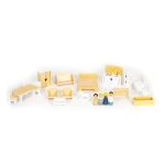 Kućica za lutke set sa 18 dodataka Eco Toys - Слика 5