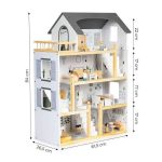 Kućica za lutke set sa 18 dodataka Eco Toys - Слика 6