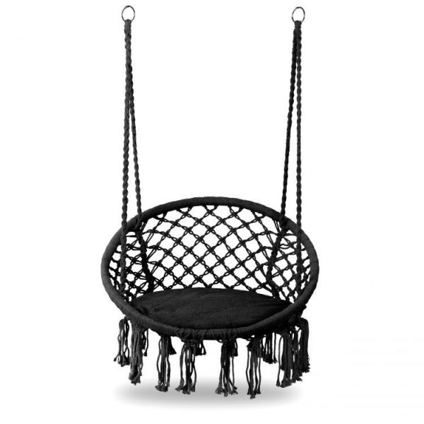Ljuljaška za terasu modern 2 black