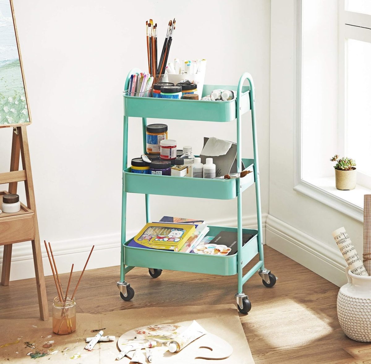 Bolzz met polica sa tockicima plava - Слика 2