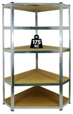 Chomik metalna ugaona polica 5 nivoa *0892 - Слика 3