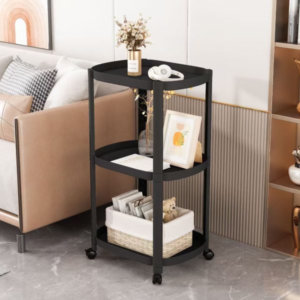 Bolzz nap polica 3 nivoa crna