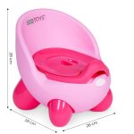Noša za decu sa uklonivim umetkom i neklizajućim nogicama, roze, ECOTOYS - Слика 4