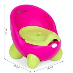 Noša za decu sa uklonivim umetkom i neklizajućim nogicama, roze - zelena, ECOTOYS - Слика 8