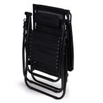 Podesiva baštenska fotelja sa tendom black - Слика 5