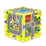 Podloga za igru city 9 elemenata 90.5x90,5cm iplay Eco Toys - Слика 3