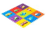 Podloga za igru puzzle vehicles 9 elemenata 86x86cm iplay Eco Toys - Слика 2