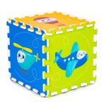Podloga za igru puzzle vehicles 9 elemenata 86x86cm iplay Eco Toys - Слика 5