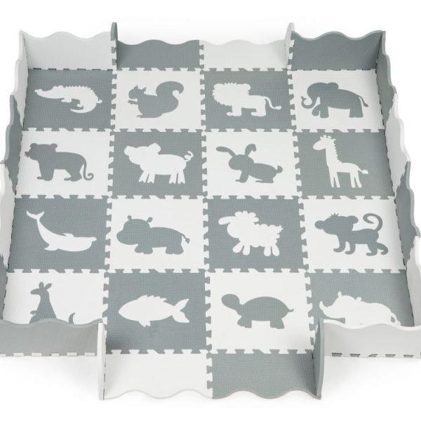 Podloga za igru sa ogradom 36el. 154x154 Eco Toys