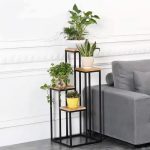 Polica za cveće light walnut ModernHome