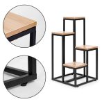 Polica za cveće light walnut ModernHome - Слика 5