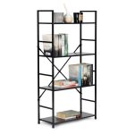 Polica za knjige LOFT 4 black - Слика 2