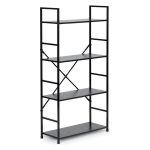 Polica za knjige LOFT 4 black - Слика 4