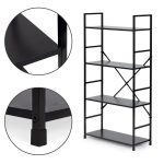 Polica za knjige LOFT 4 black - Слика 7