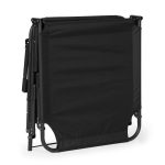 Sklopiva baštenska ležaljka za pecanje sa jastukom, crna, MultiGarden - Слика 3