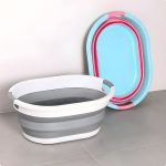 Sklopiva silikonska korpa za veš od 20l - Слика 2