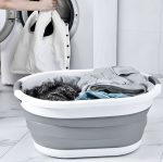 Sklopiva silikonska korpa za veš od 20l - Слика 3