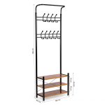 Stalak za cipele i jakne sa policama - Слика 6