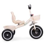 Tricikl sa neklizajućim rukohvatima, zvoncem i korpom, Beige, ECOTOYS - Слика 6