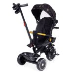 Tricikl za decu sa rotirajućim sedištem, gurajućim rukohvatom i tendom black, ECOTOYS - Слика 3