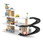 Velika drvena garaza parking sa liftom I autoperionicom Eco Toys - Слика 3