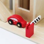 Velika drvena garaža sa parkingom I liftom + automobili Eco Toys - Слика 4