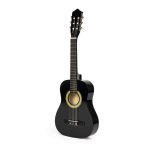 Velika drvena gitara za decu crna Eco Toys - Слика 3