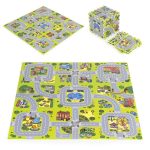 Velika podloga za igru EVA FOAM City 90.5x90.5 cm 21 deo ECOTOYS