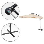 Veliki 3.5m suncobran beige - Слика 5