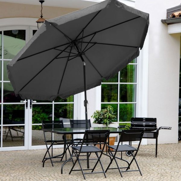 Veliki 3.5m suncobran gray