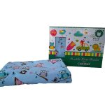 Be eco 3 u 1 car set prekrivac -plavi