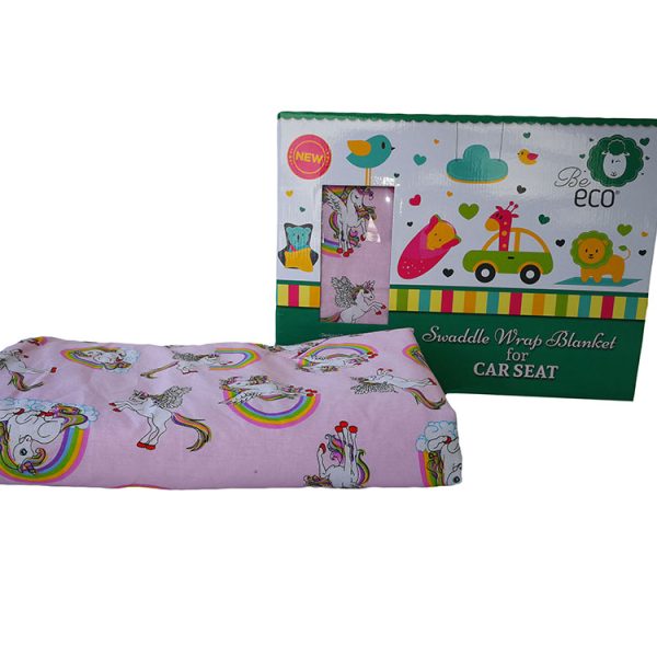 Be eco 3 u 1 car set prekrivac -roze