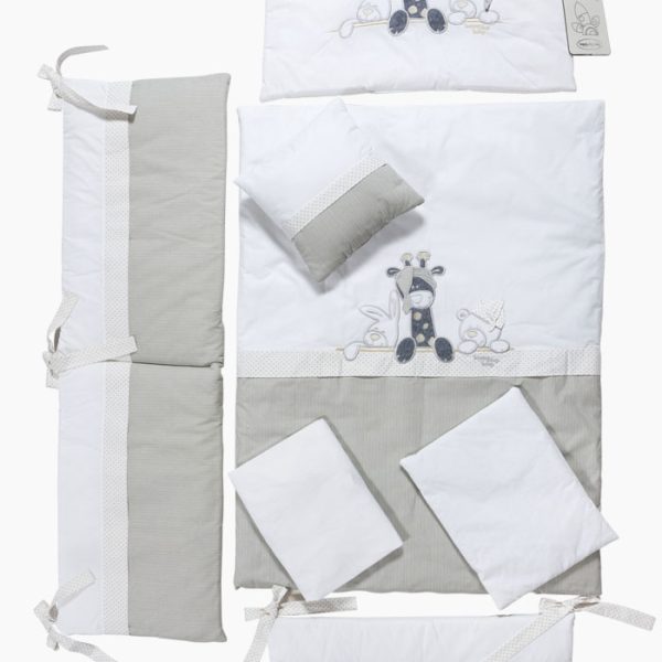 Posteljina "3 drugara" SIVA