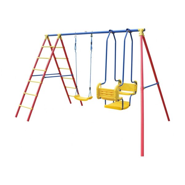 Kombi metalna ljuljaška za decu 3u1,300x200x195cm