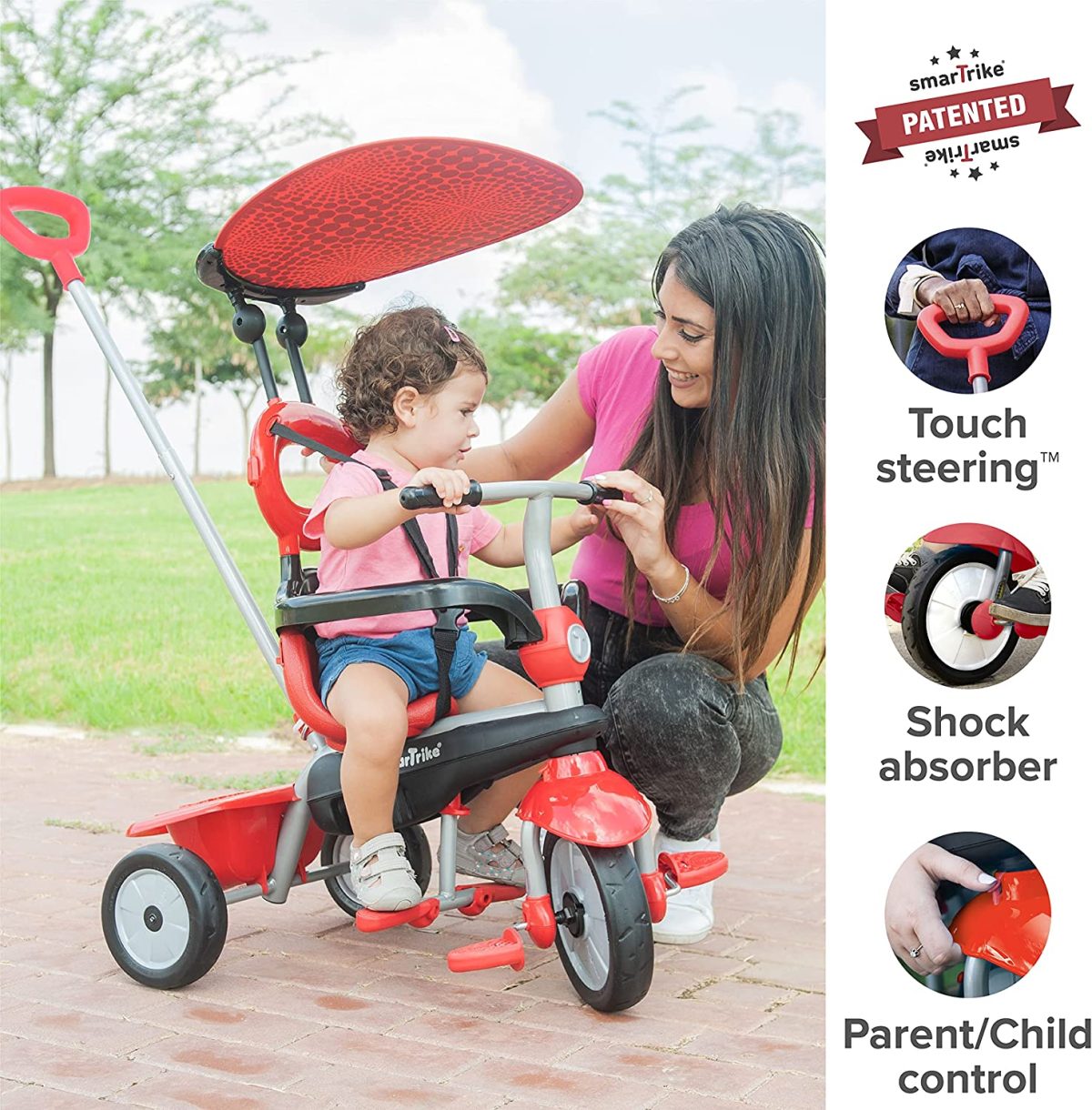 SMART TRIKE TRICIKL ZOOM - CRVENI - Слика 3
