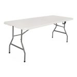 Sklopivi sto beli 180x74x74 cm - Слика 2