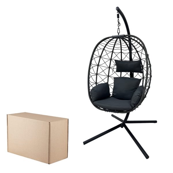 Sklopiva jednostruka viseća fotelja-korpa na stalku