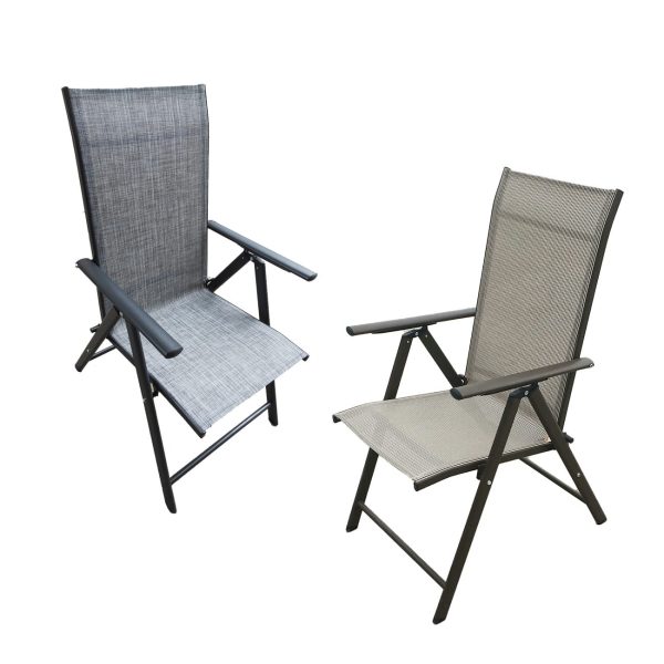 Vrtne stolice na sklapanje, 77x55x102 cm, 2sorto