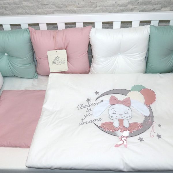 Posteljina “JASTUČIĆI” PUDER ROZE