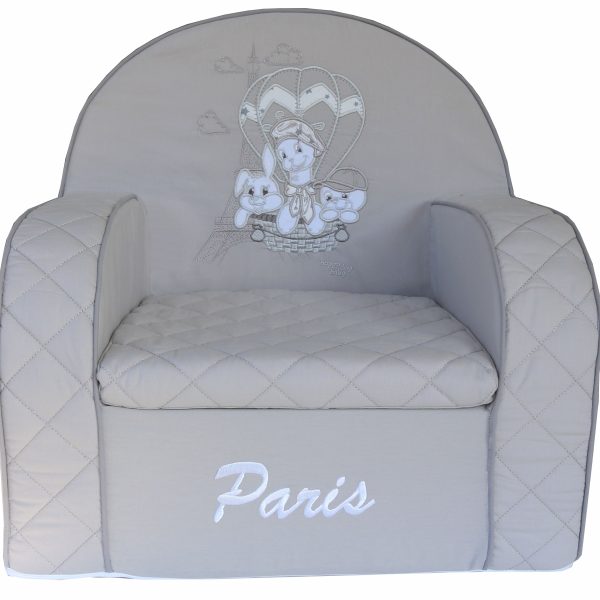 Foteljica       “ 3 Little Friends in Paris”