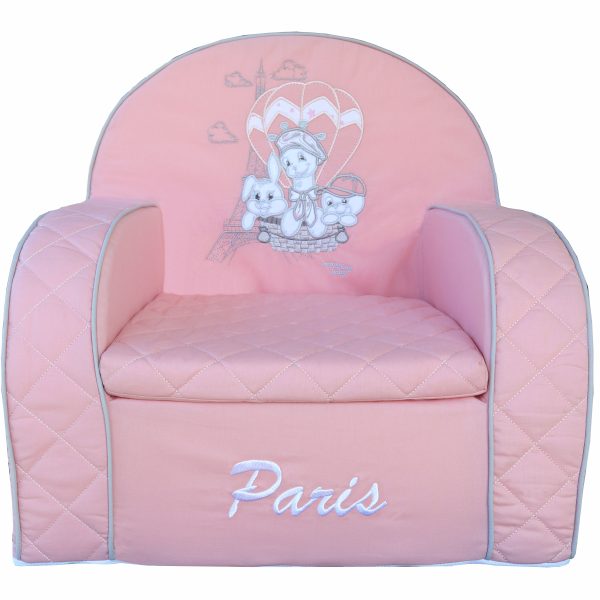 Foteljica       “ 3 Little Friends in Paris”