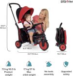 SMART TRIKE TRICIKL STR3 PLUS - CRVENI - Слика 2