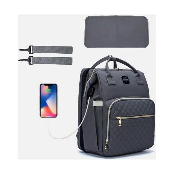 BBO TORBA ZA MAME (BT023) SPORT MAMA BAG - GREY