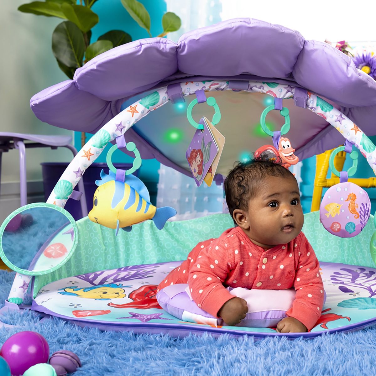 SKU12534_8 KIDS II DISNEY BABY PODLOGA ZA IGRU - THE LITTLE MERMAID TWINKLE TROVE 12534 - Слика 1