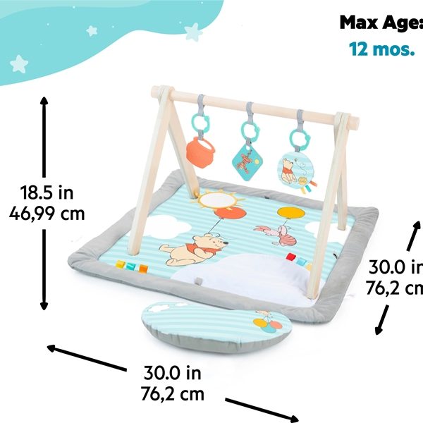 KIDS II DISNEY BABY PODLOGA ZA IGRU - WINNIE THE POOH ONCE UPON A TUMMY TIME ™ 13124 0M+