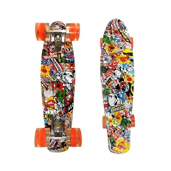 BBO SKEJTBORD (A009) - MULTICOLOR