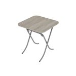 Alesta al10034cm sto višenamenski sklopivi tekstura crni mermer 80x80cm