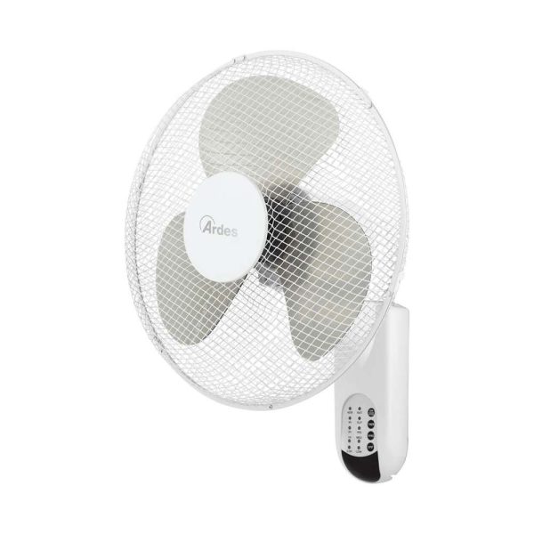 Ardes 5w40rw zidni ventilator 50w sa daljinskim upravljačem I tajmerom beli
