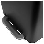 Estia es01-20996 kanta za otpatke metalna sa pedalom 30l crna - Слика 2